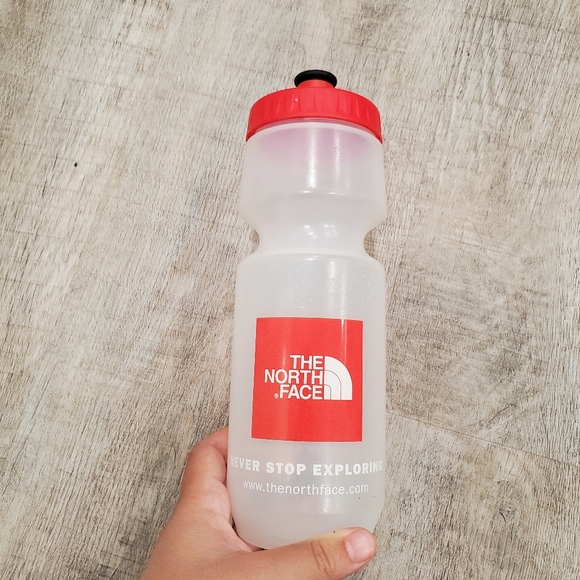 The North Face Clear Plastic Reusable Water Bottle - Picture 2 of 5